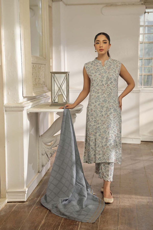 Un-Stitched Viscose Suit 3Pc