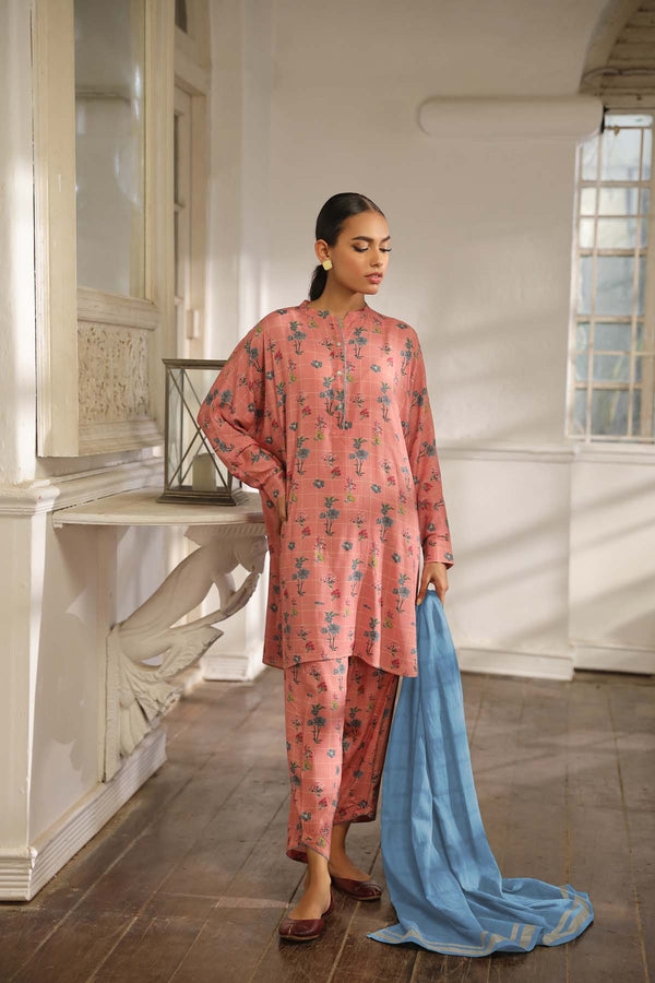 Unstitched Viscose Suit 3Pc