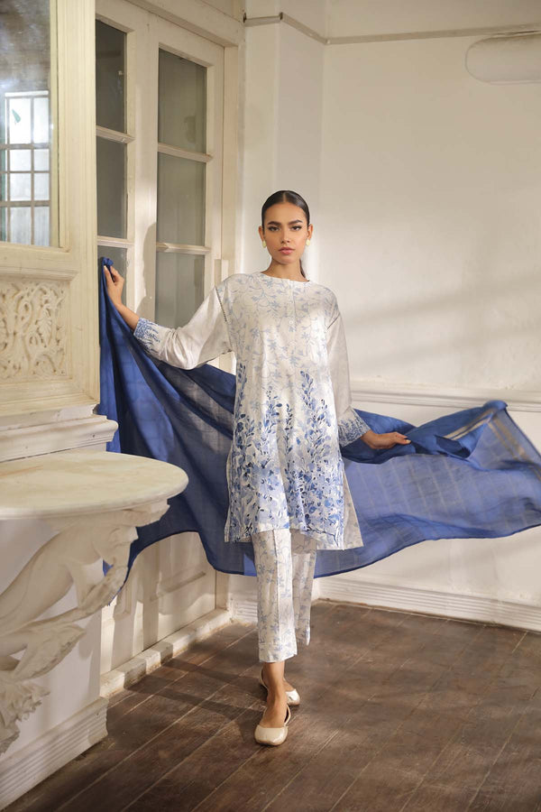 Un-Stitched Viscose Suit 3Pc