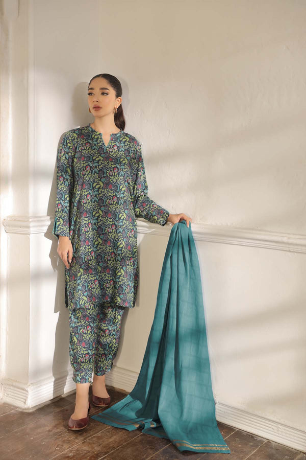 Unstitched Viscose Suit 3Pc