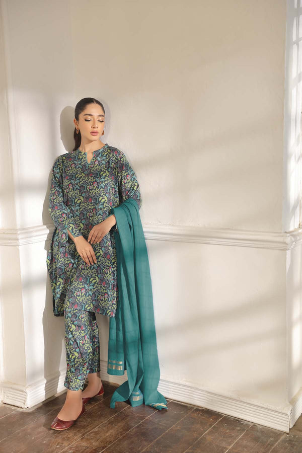 Unstitched Viscose Suit 3Pc