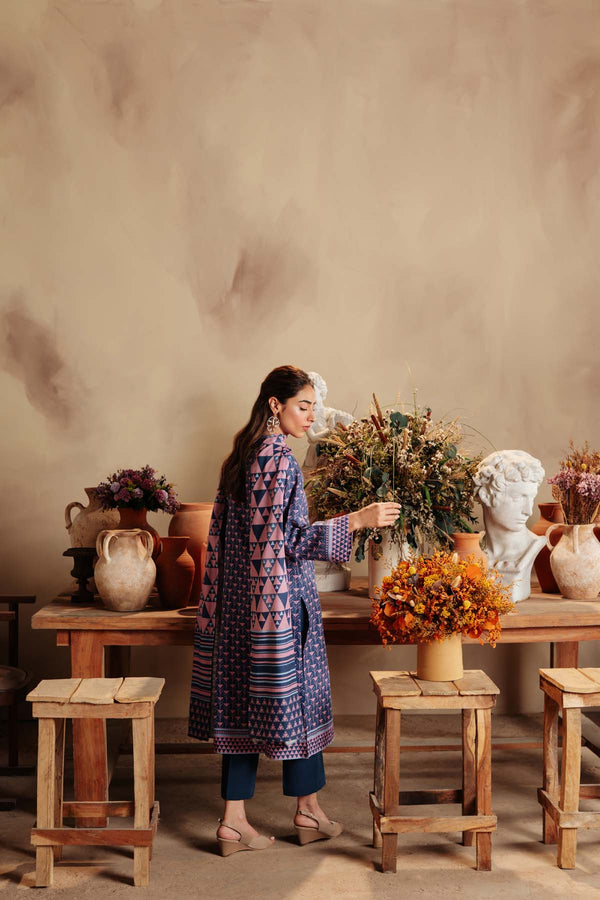 Printed Khaddar 3 Piece
