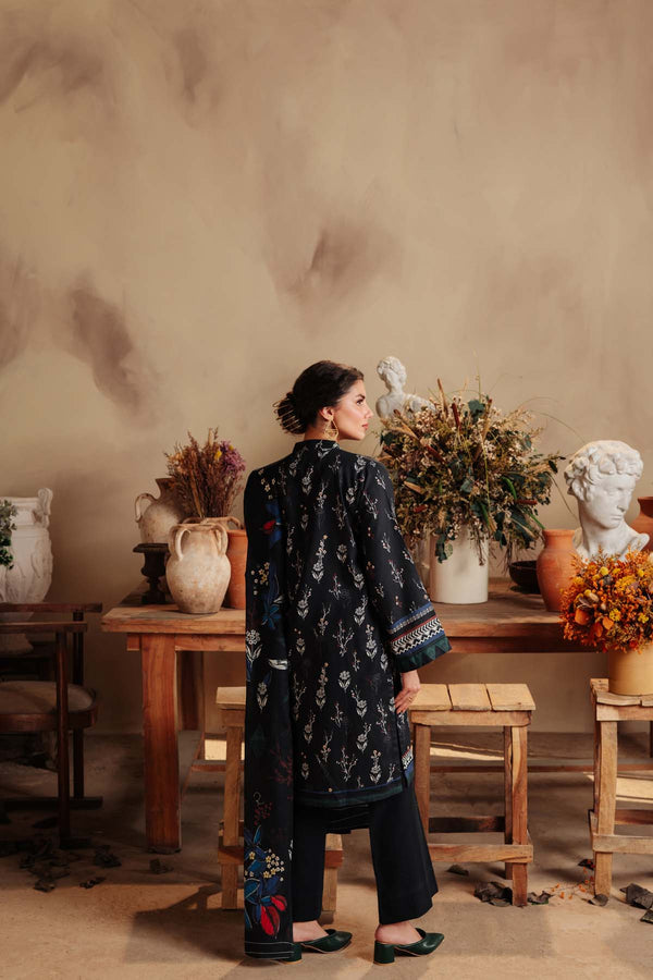 Printed Khaddar 3 Piece