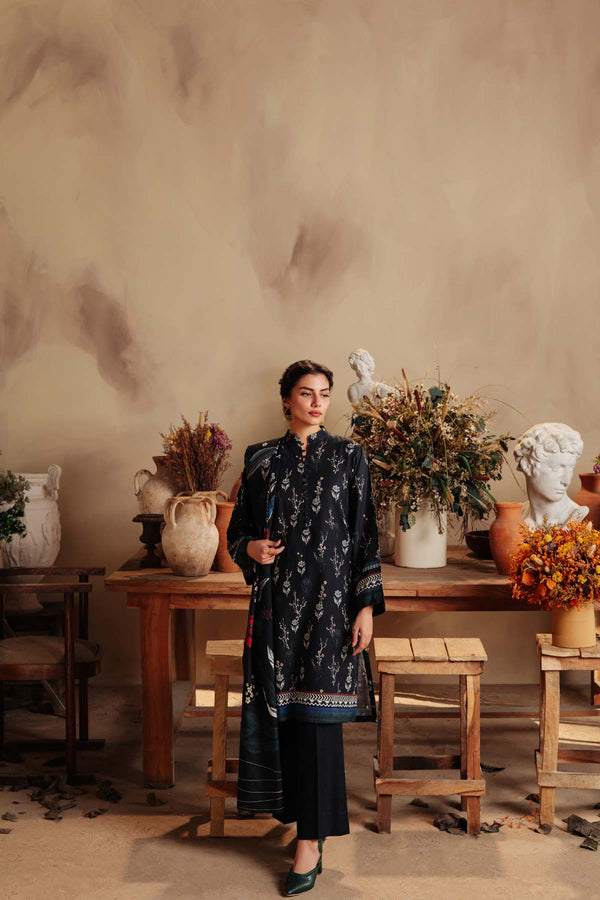 Printed Khaddar 3 Piece