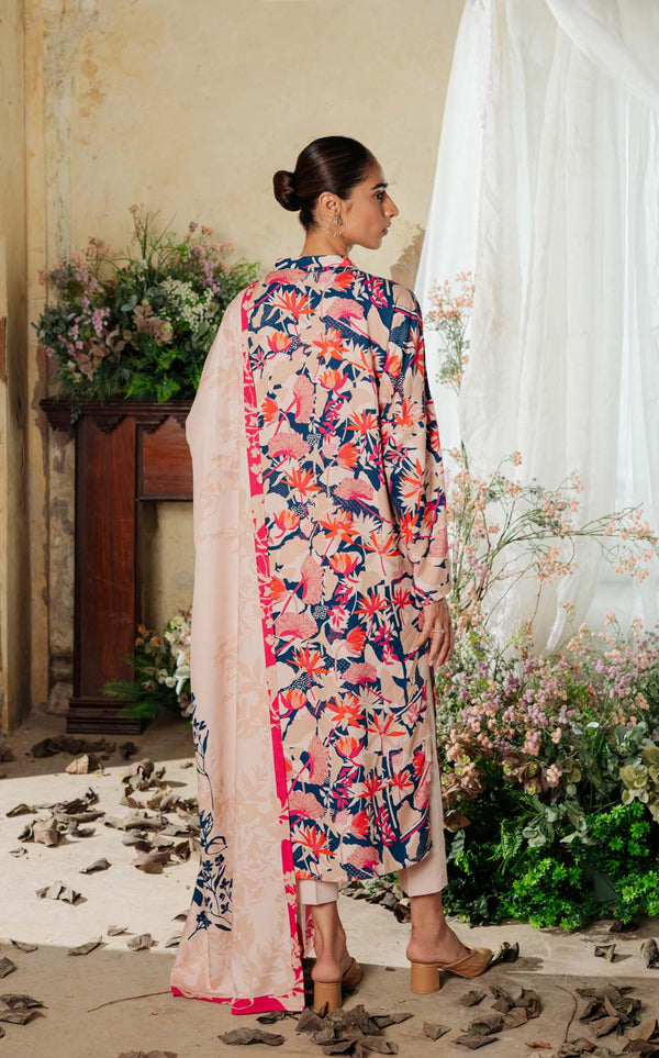 Printed Viscose Crepe 3 Piece