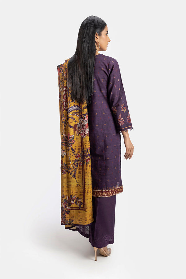 Printed Khaddar - 3 Piece