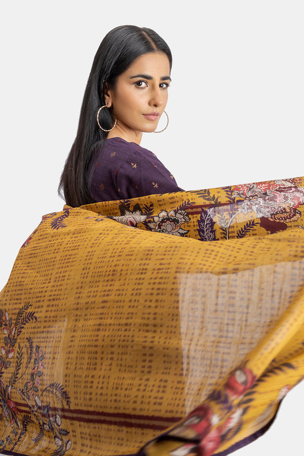 Printed Khaddar - 3 Piece