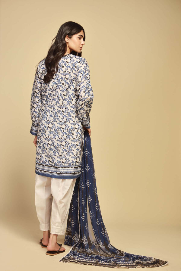 Printed Lawn 3 Piece