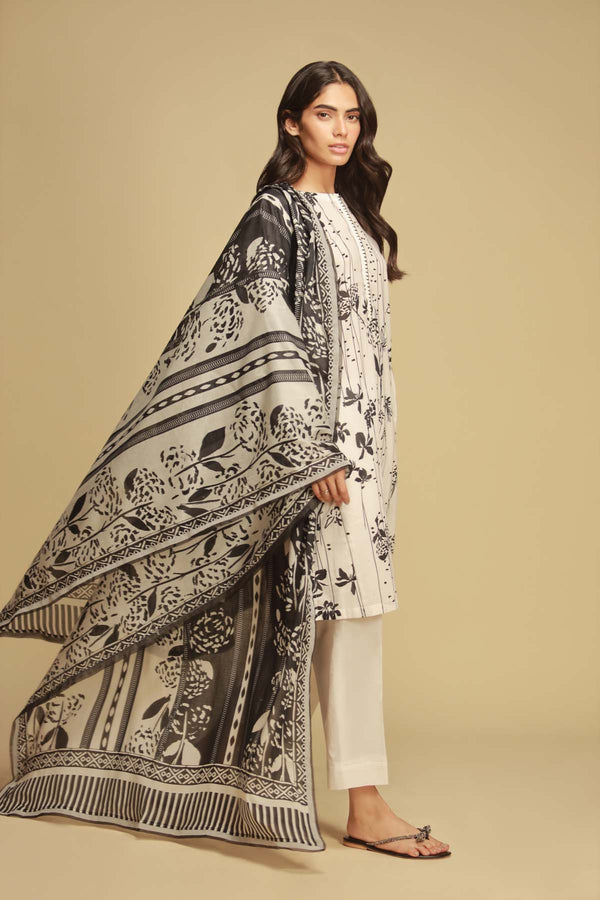 Printed Lawn 3 Piece