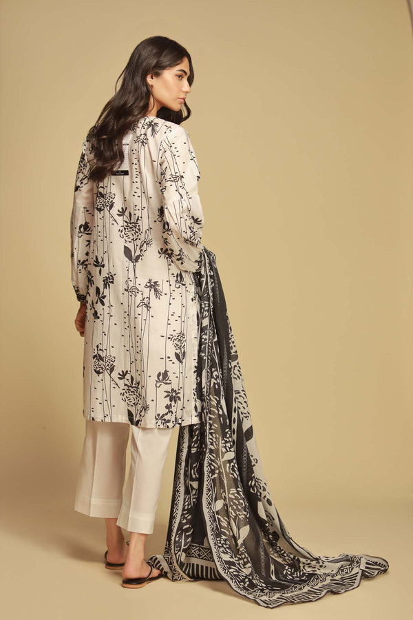 Printed Lawn 3 Piece