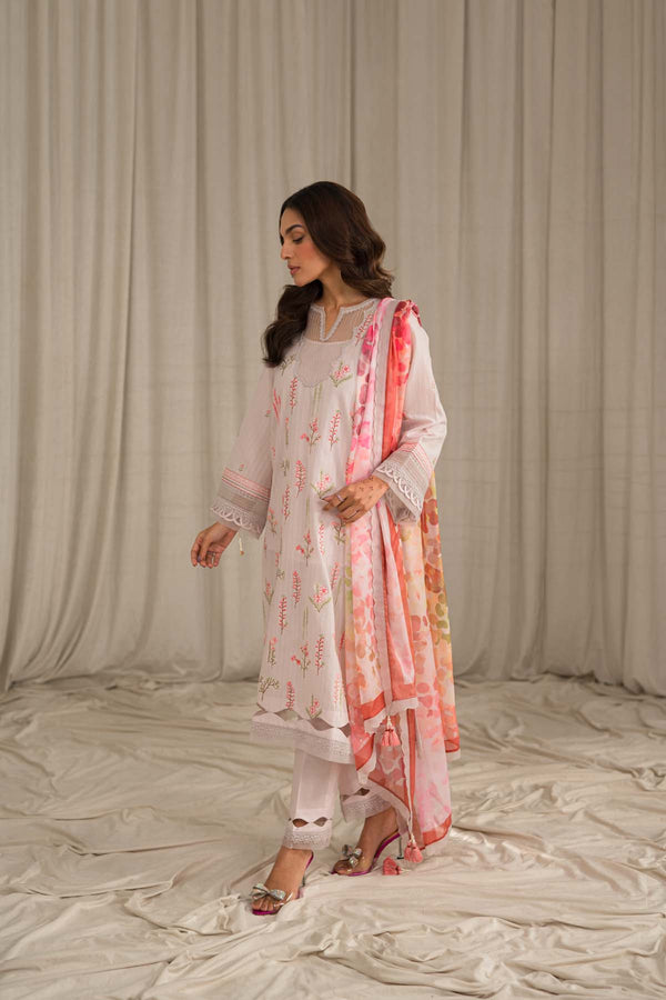 Textured Lawn 3 Piece (Embroidered)