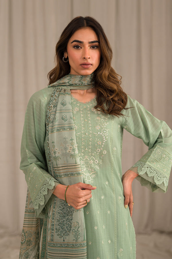 Textured Lawn 3 Piece (Embroidered)