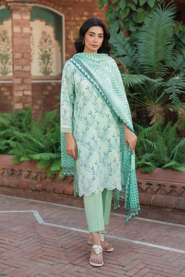 Embroidered Lawn 3 Piece