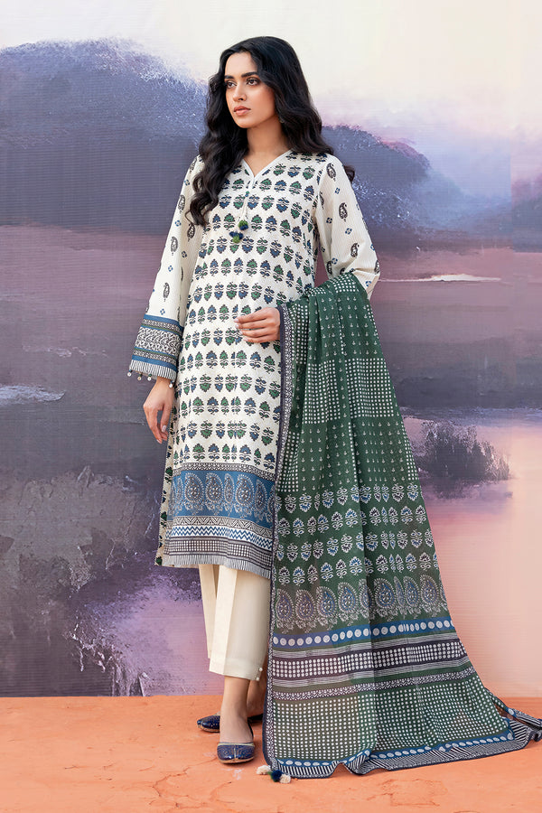 Printed Lawn 3 Piece