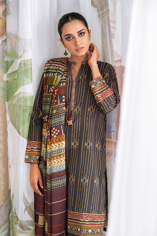 Printed Lawn 3 Piece