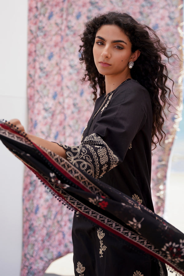 Embroidered Lawn 3 Piece