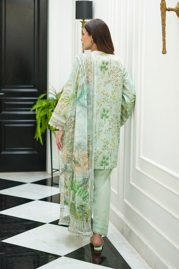 Printed Cambric 3 Piece