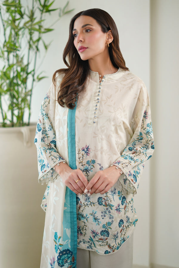 Printed Lawn 3 Piece