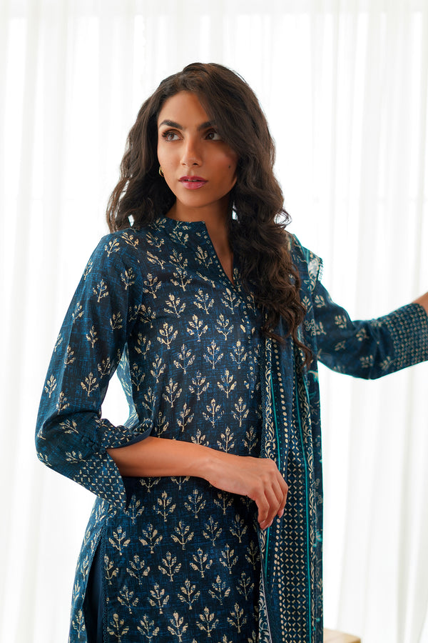 Printed Lawn 3 Piece