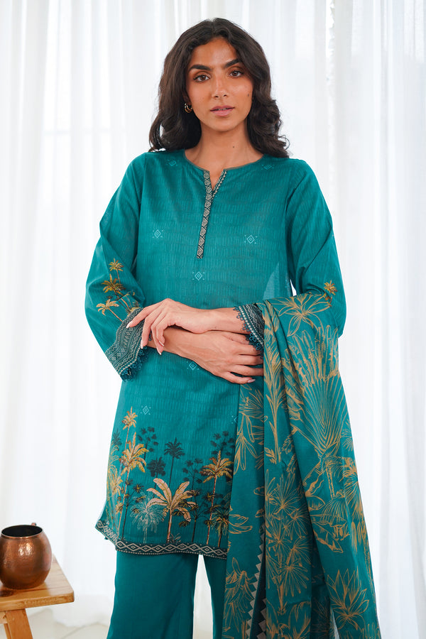 Printed Lawn 3 Piece