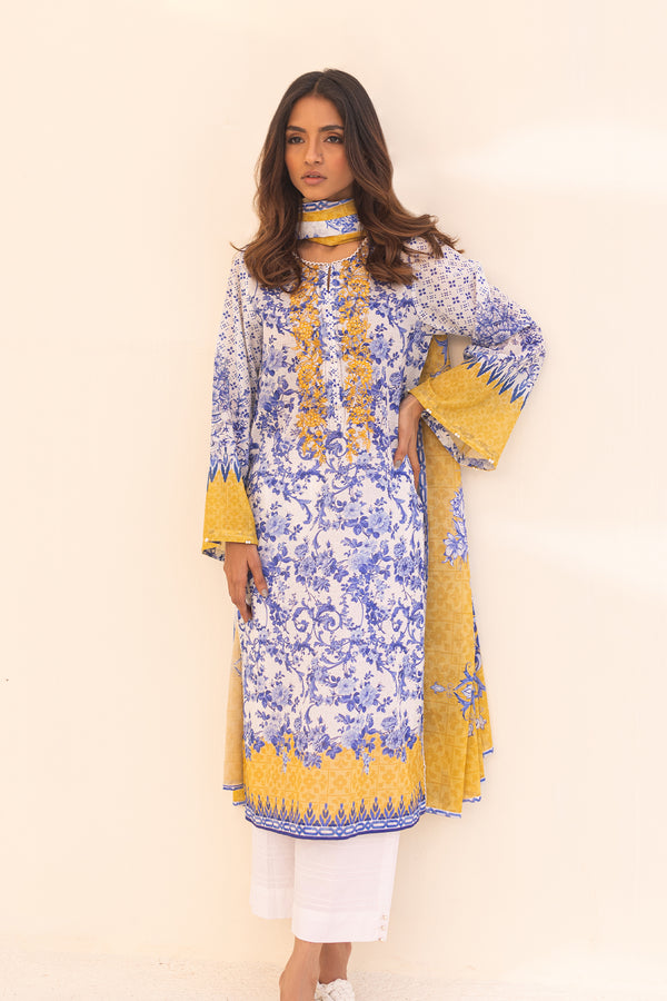 Printed Lawn - 3 Piece