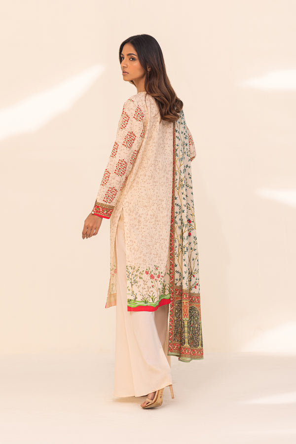 Printed Lawn - 3 Piece