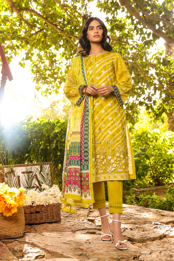 Embroidered | Unstitched | 3pcs | Lawn