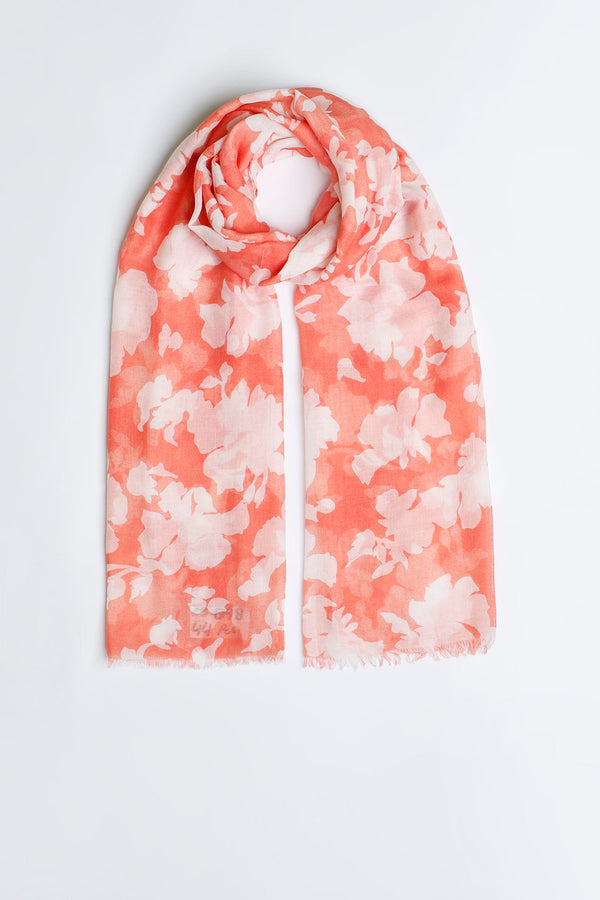 Printed | Stole | Coral