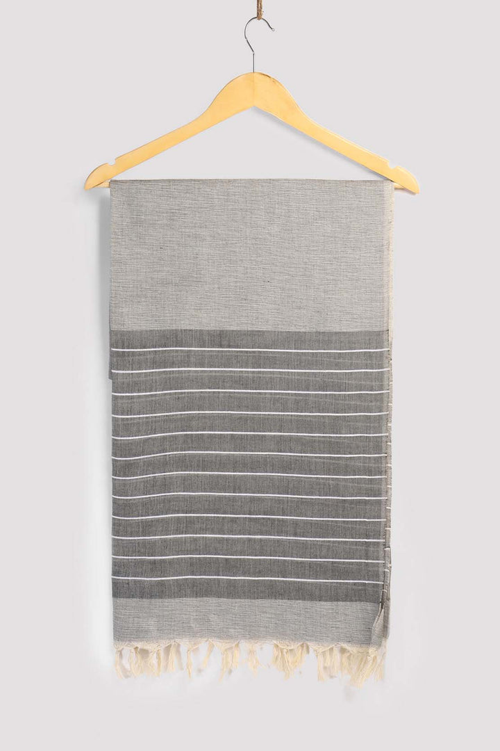 Winter stole | Grey | Hand Woven